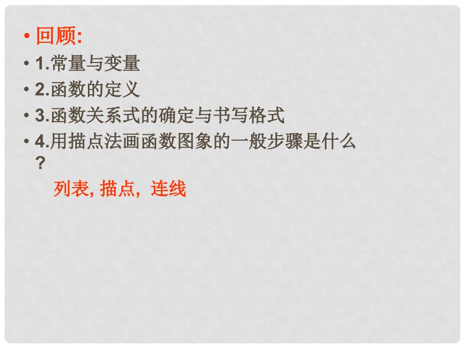 山东省淄博市沂源县中庄乡中学八年级数学下册 函数的图象同步课件3 新人教版_第2页