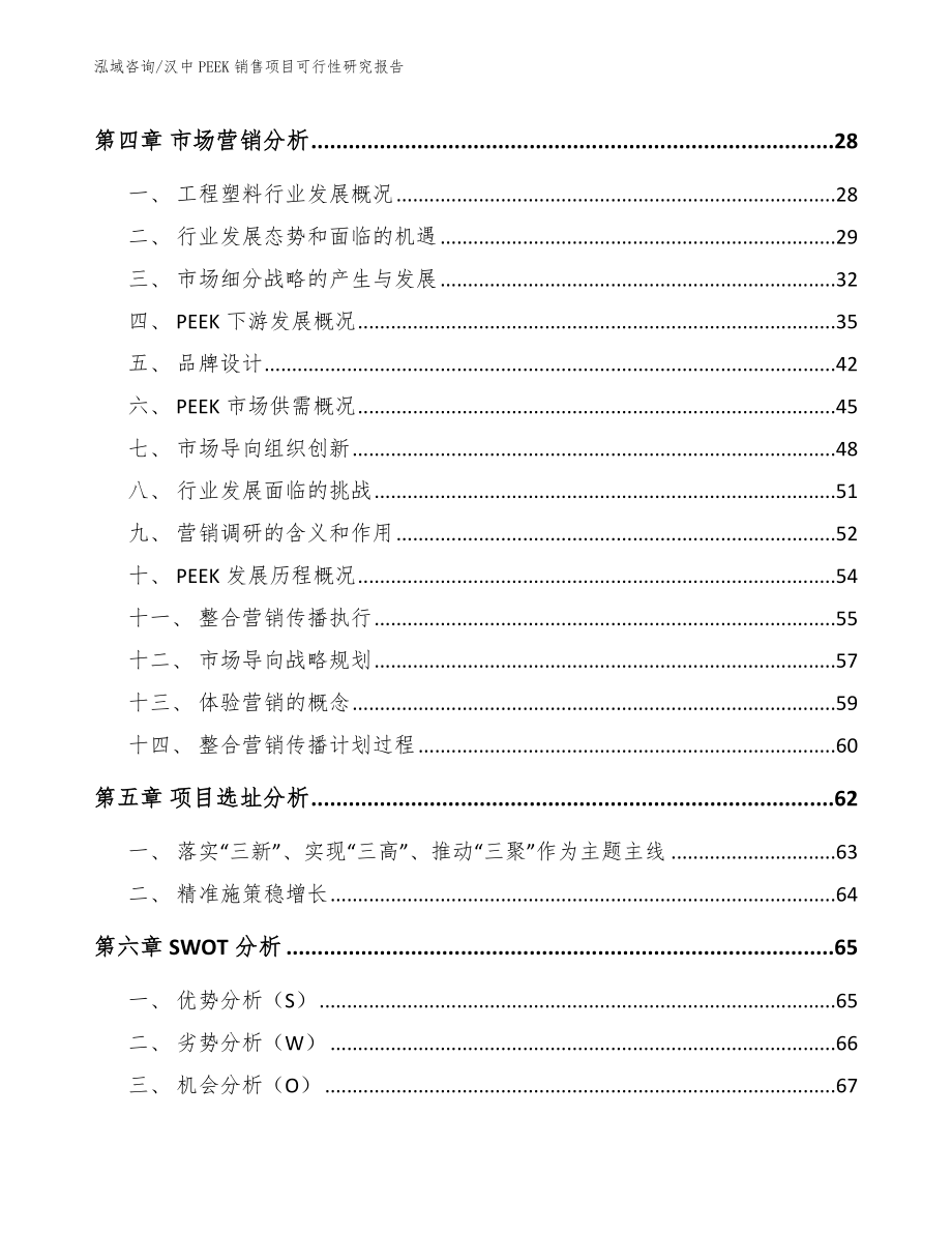 汉中PEEK销售项目可行性研究报告_第3页