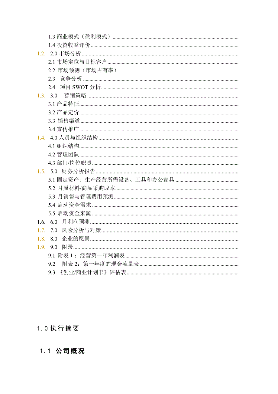 合肥神厨小福贵动漫快餐店创业商业计划书DOC87页_第3页