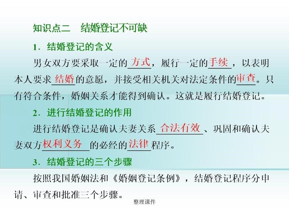 201x201x高中政治专题五家庭与婚姻第二框法律保护下的婚姻新人教版选修_第5页