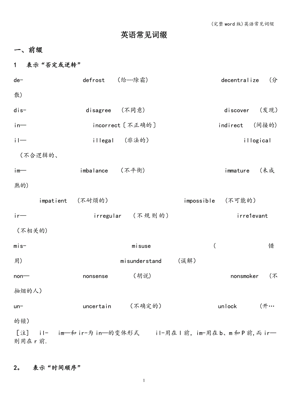 (完整word版)英语常见词缀.doc_第1页