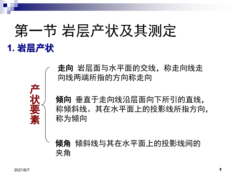 罗盘的使用及产状测量PPT课件_第1页