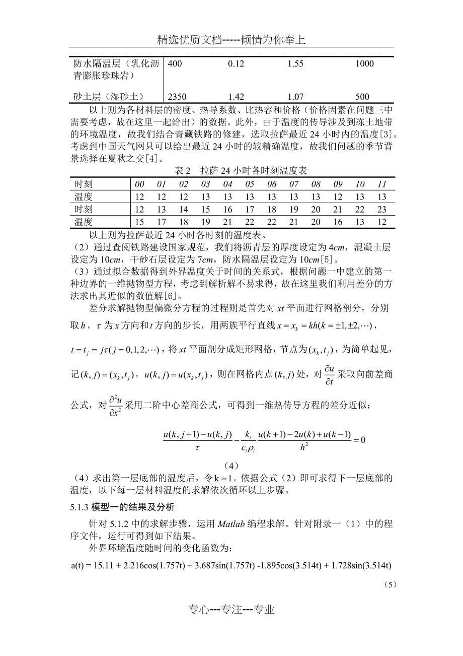 永冻土层热传导问题数学建模_第5页