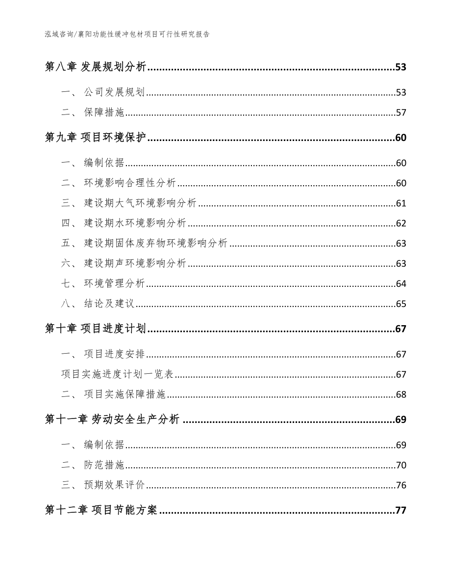 襄阳功能性缓冲包材项目可行性研究报告_模板范文_第3页