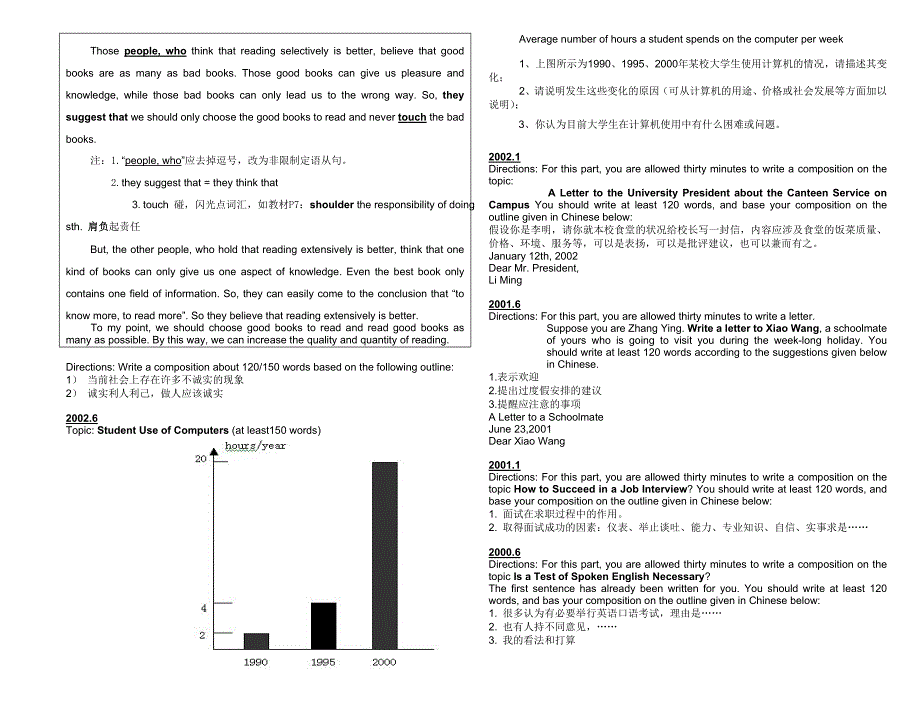 大学英语六级作文实例分析_第4页