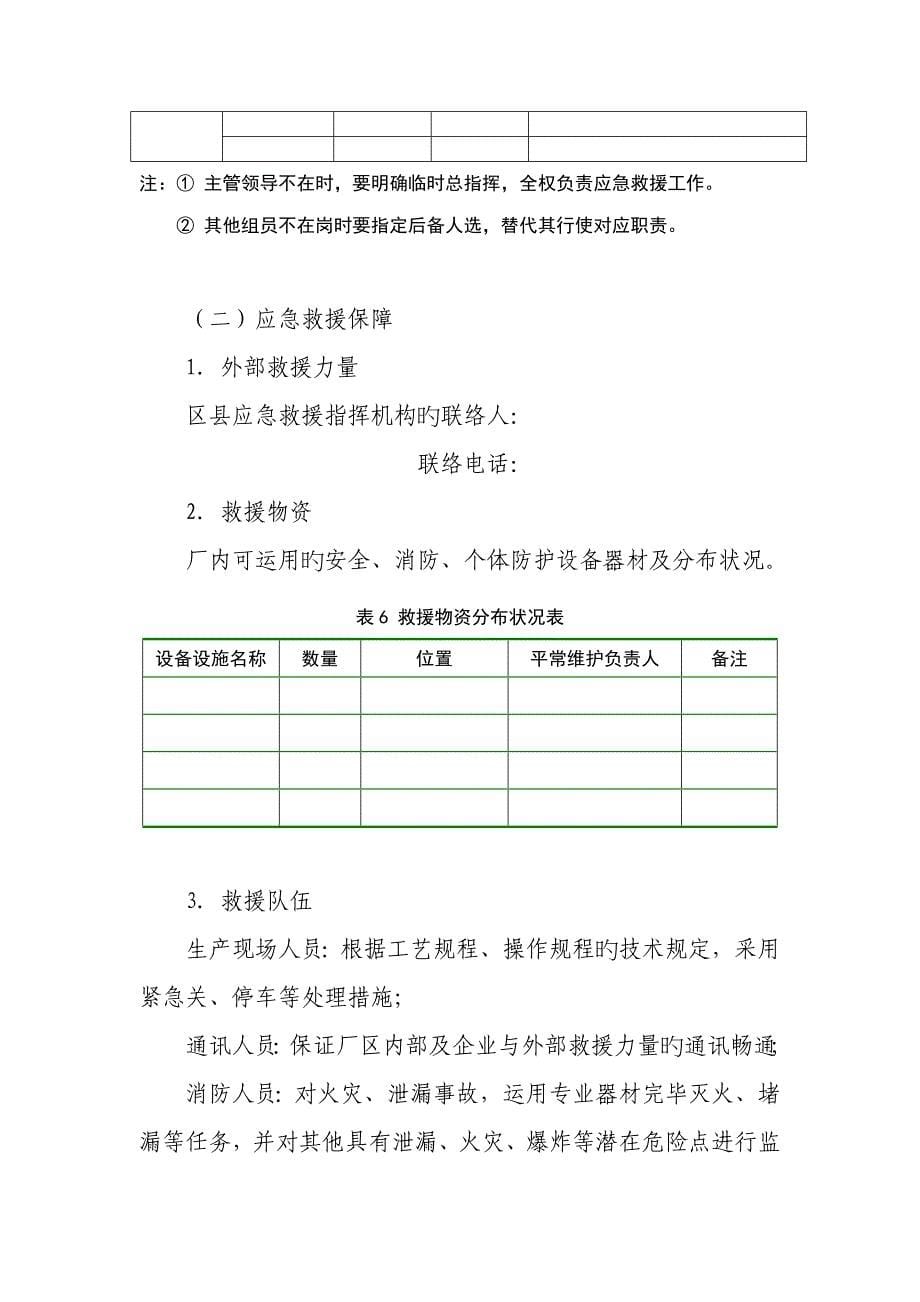 小型化工企业危险化学品事故应急救援预案.doc_第5页