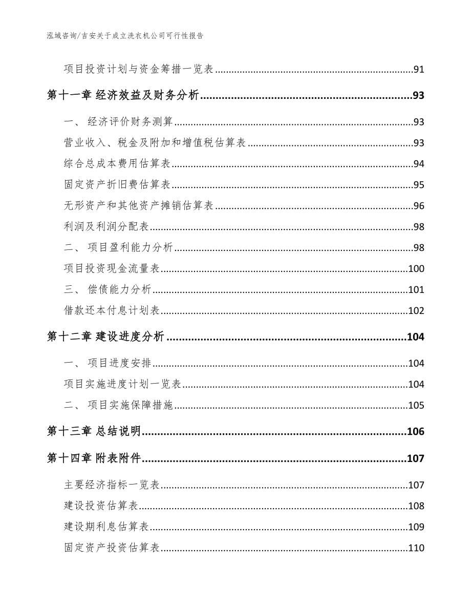 吉安关于成立洗衣机公司可行性报告_范文模板_第5页