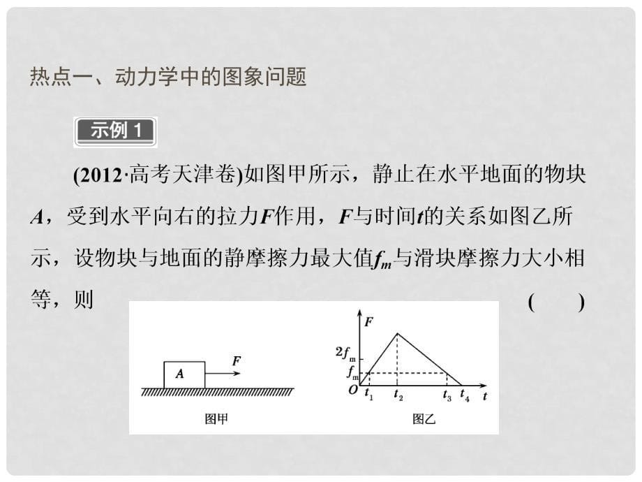 高考物理总复习 本章整合课件3 新人教版必修1_第5页