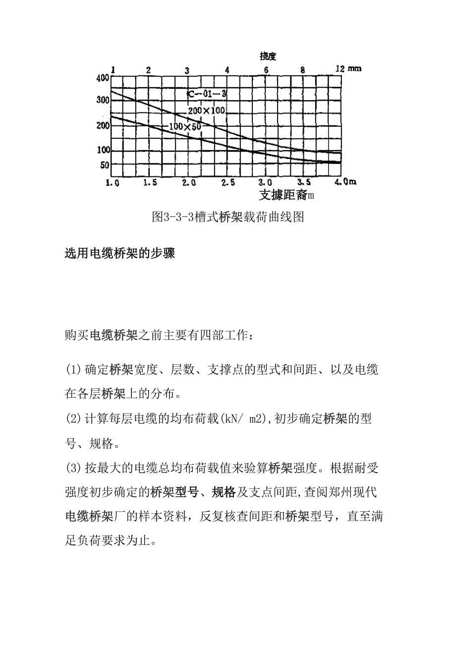 选择电缆桥架规格大小的计算公式_第5页