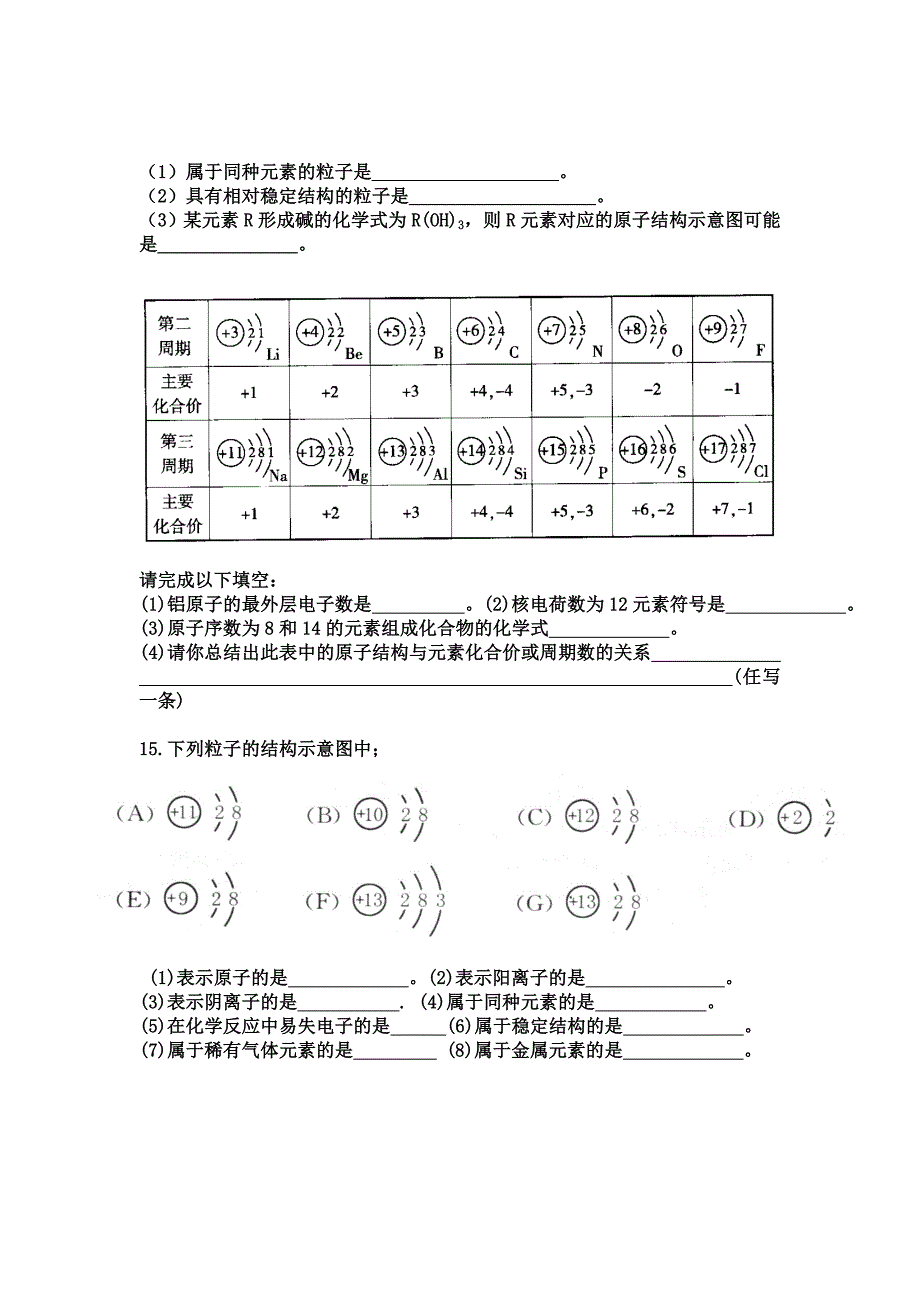 化学语言专题训练_第3页