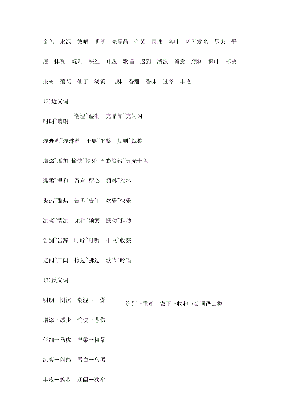 【精选】部编版三年级上册语文第二单元知识点总结_第3页