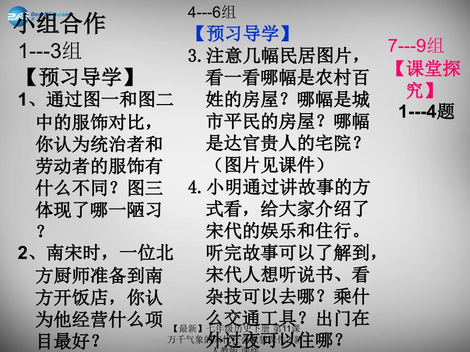 最新七年级历史下册第11课万千气象的宋代社会风貌课件2新人教版课件_第3页