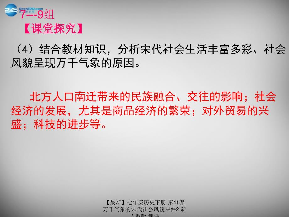 最新七年级历史下册第11课万千气象的宋代社会风貌课件2新人教版课件_第4页