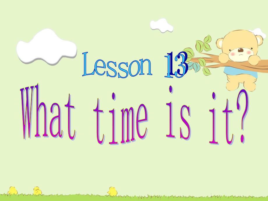 三年级下册英语课件Unit 3 My Day Lesson 13 What Time Is It 1｜冀教版一起(共20张PPT)_第2页