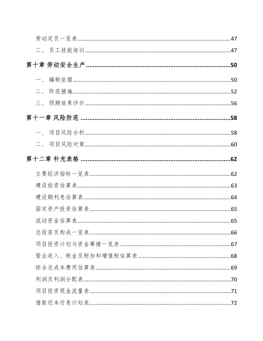 银川精细化工产品项目可行性研究报告_第3页