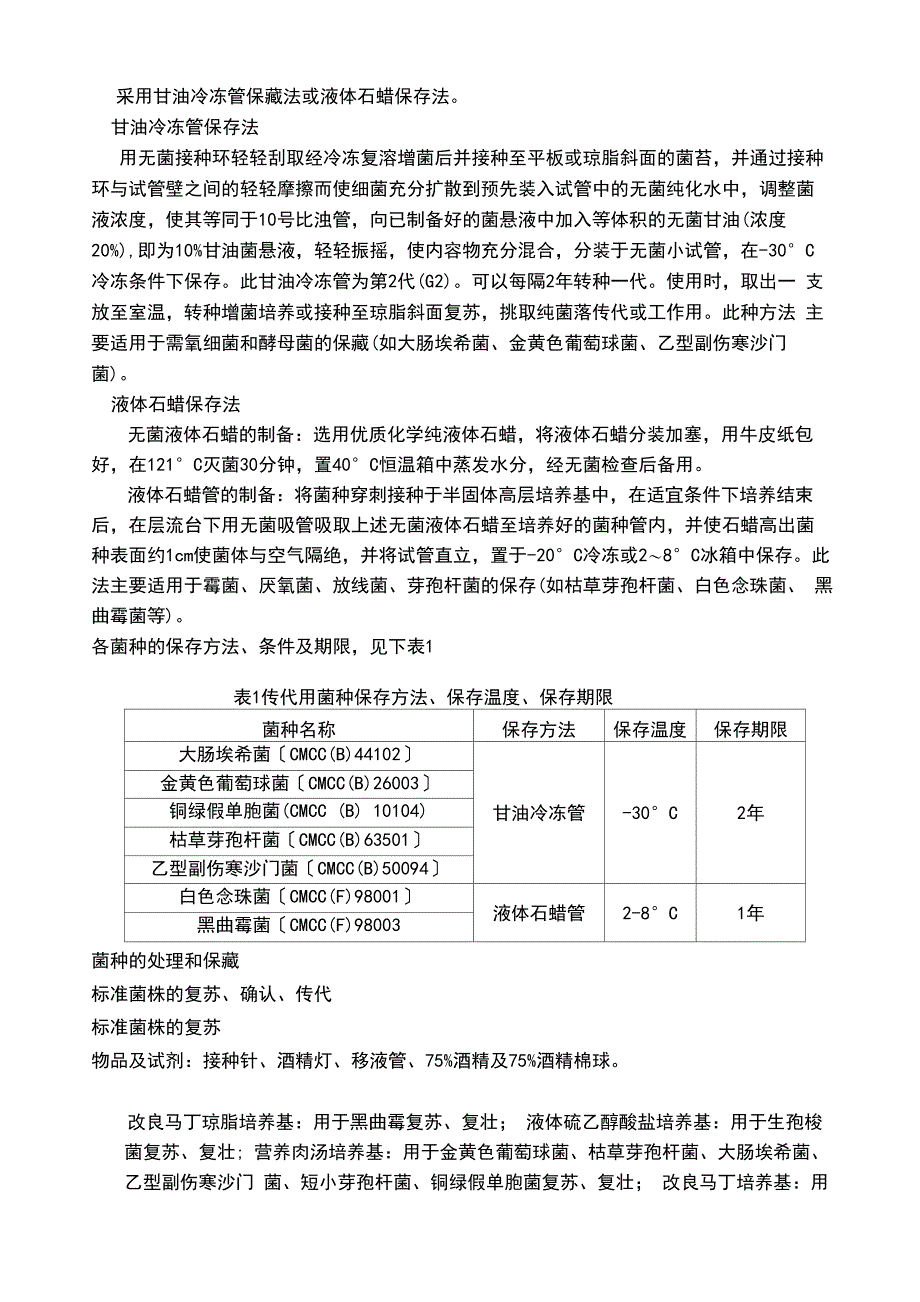 菌种保存、传代、使用、销毁管理规程操作规程_第2页