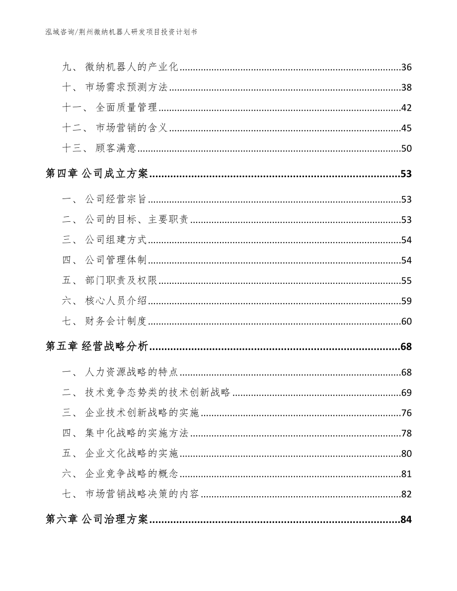 荆州微纳机器人研发项目投资计划书_模板范文_第3页