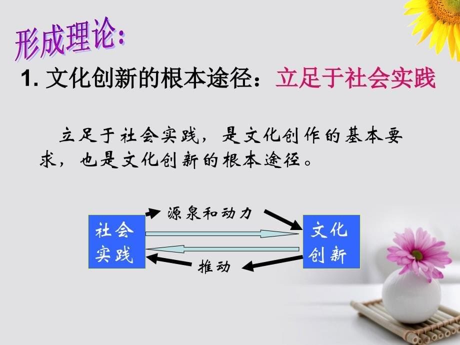 高中政治专题5.2文化创新的途径课件提升版新人教版必修名师制作优质学案_第5页