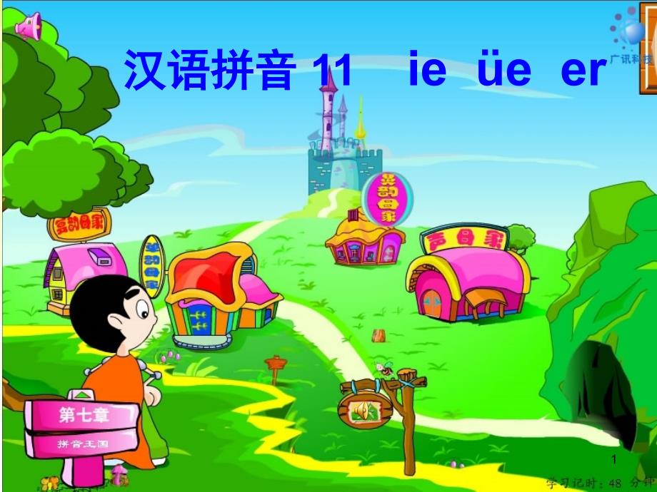 一年级上册汉语拼音11ieueer教学课堂PPT_第1页
