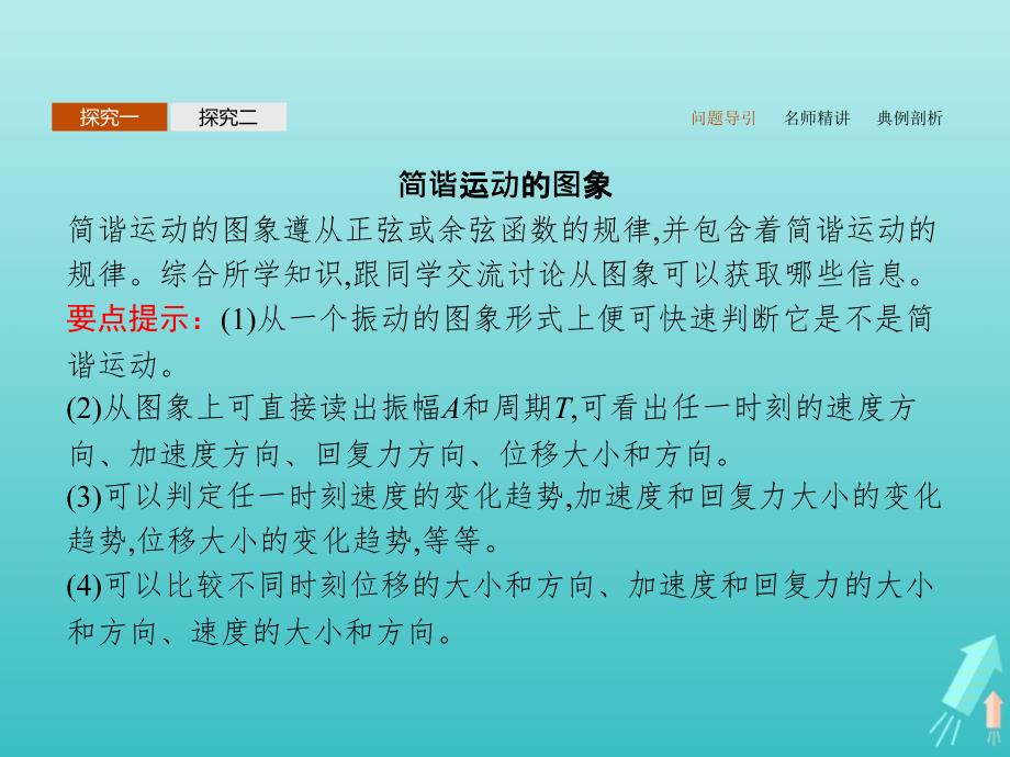 2018-2019学年高中物理 第十一章 机械振动 习题课 简谐运动的图象及运动的周期性、对称性课件 新人教版选修3-4_第2页