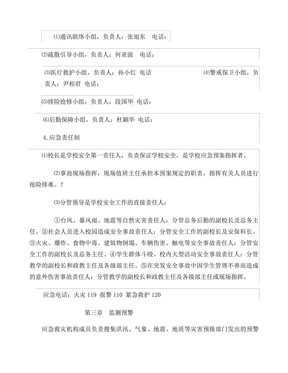 自然灾害突发事件应急预案_第5页