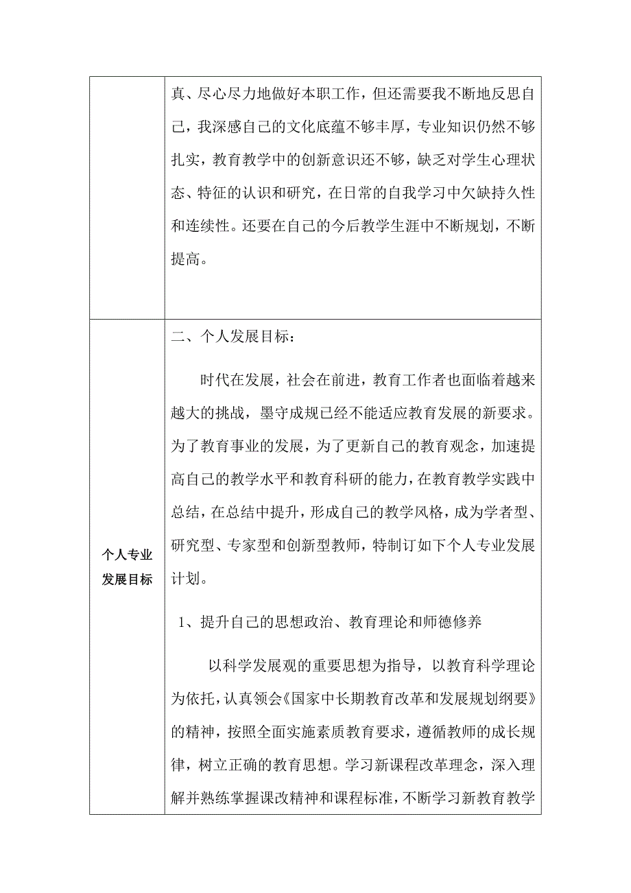 教师个人专业发展规划.docx_第2页