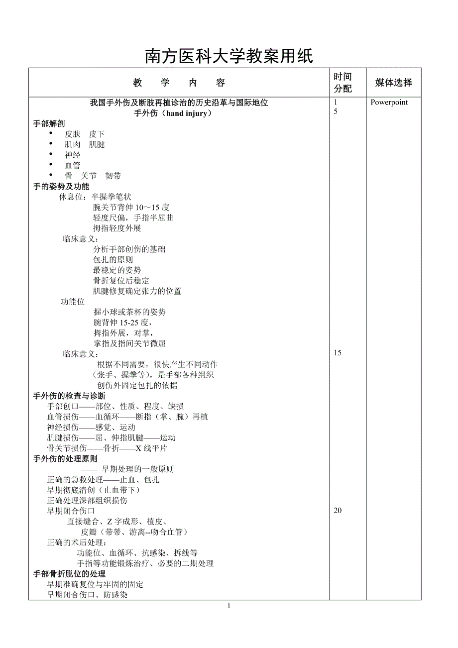 手外伤、断肢（指）再植教案_第2页