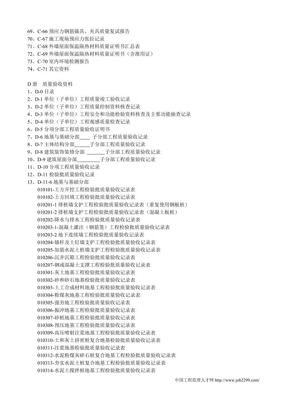 上海市建筑安装工程质量竣工资料_第5页