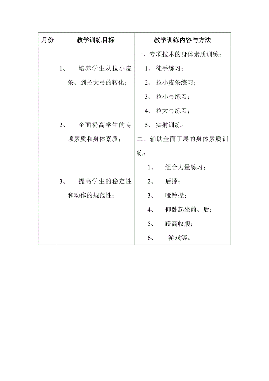 梧村小学射箭队09学年教学训练计划安排.doc_第4页