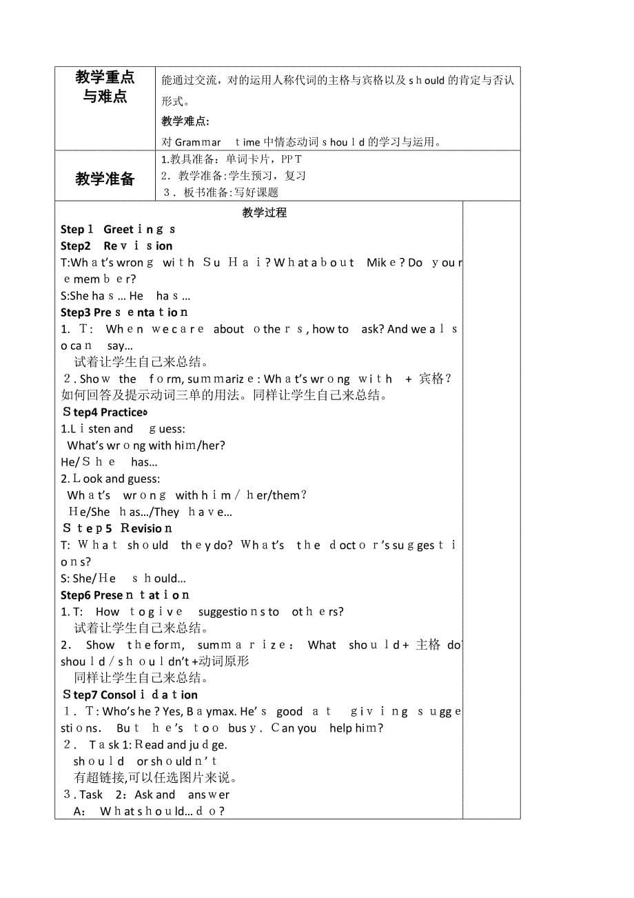 5B-U4-Seeing-the-doctor-教案_第5页