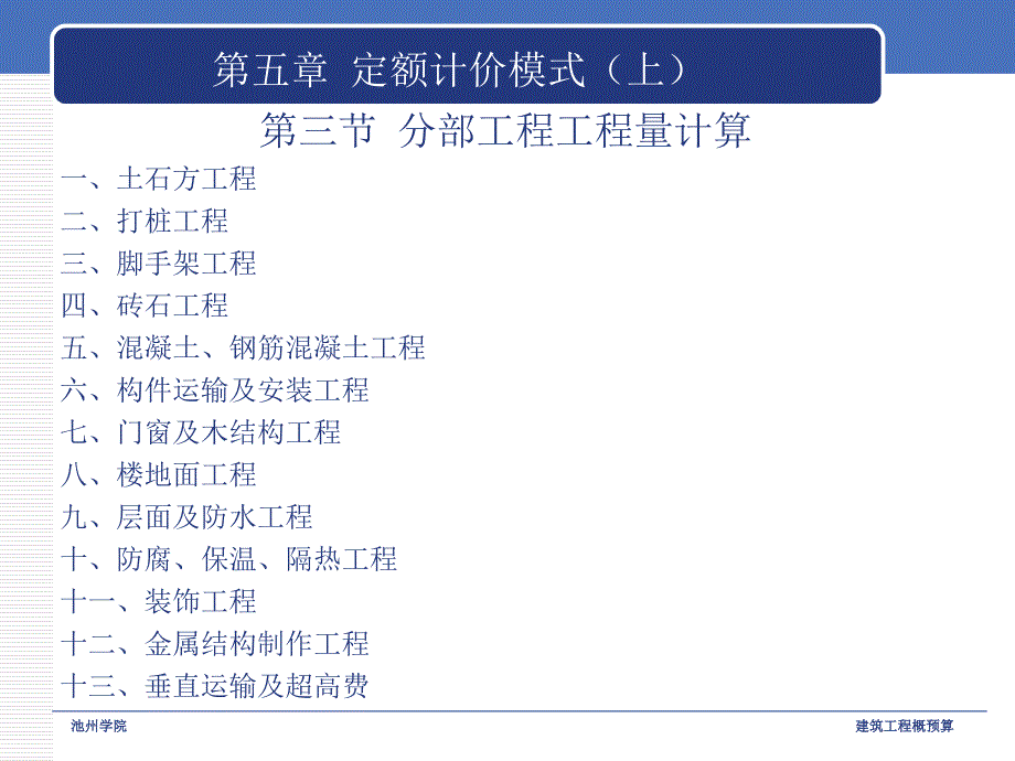 建筑工程概预算教学PPT定额计价模式_第4页