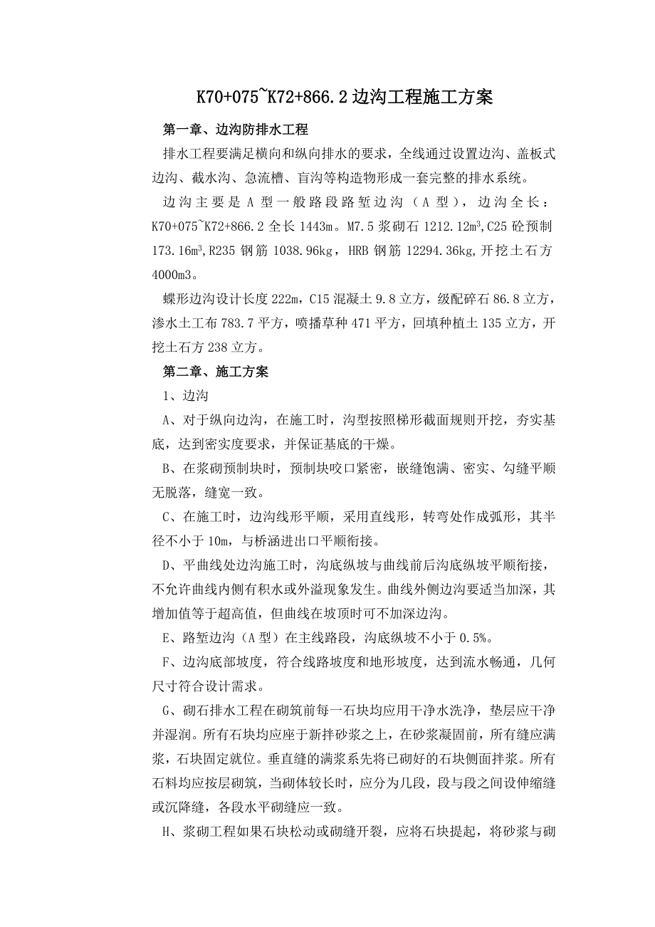 K+~K+.边沟排水工程施工方案.doc_第1页