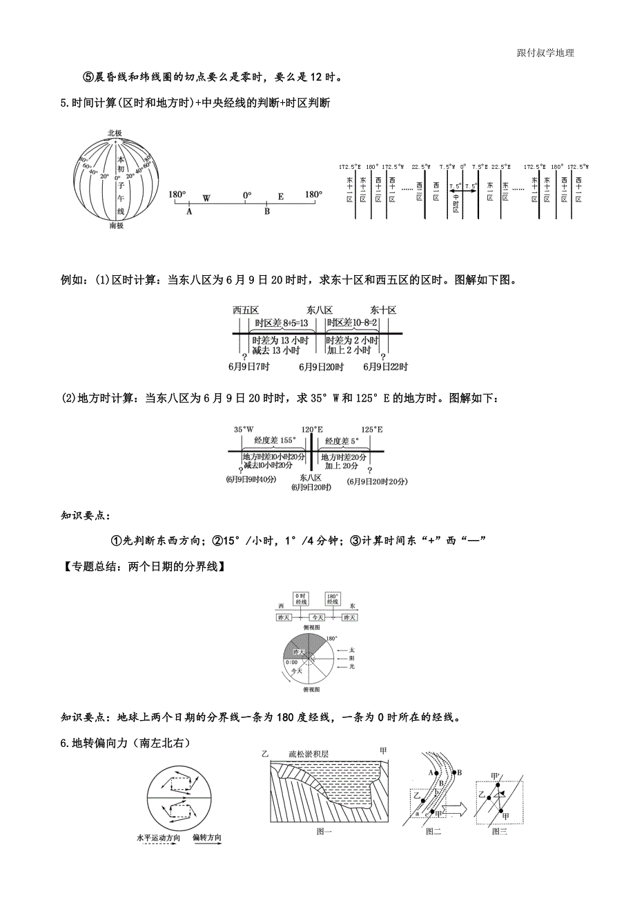 最新版高中地理鲁教版新教材选择性必修一知识点总结_第3页