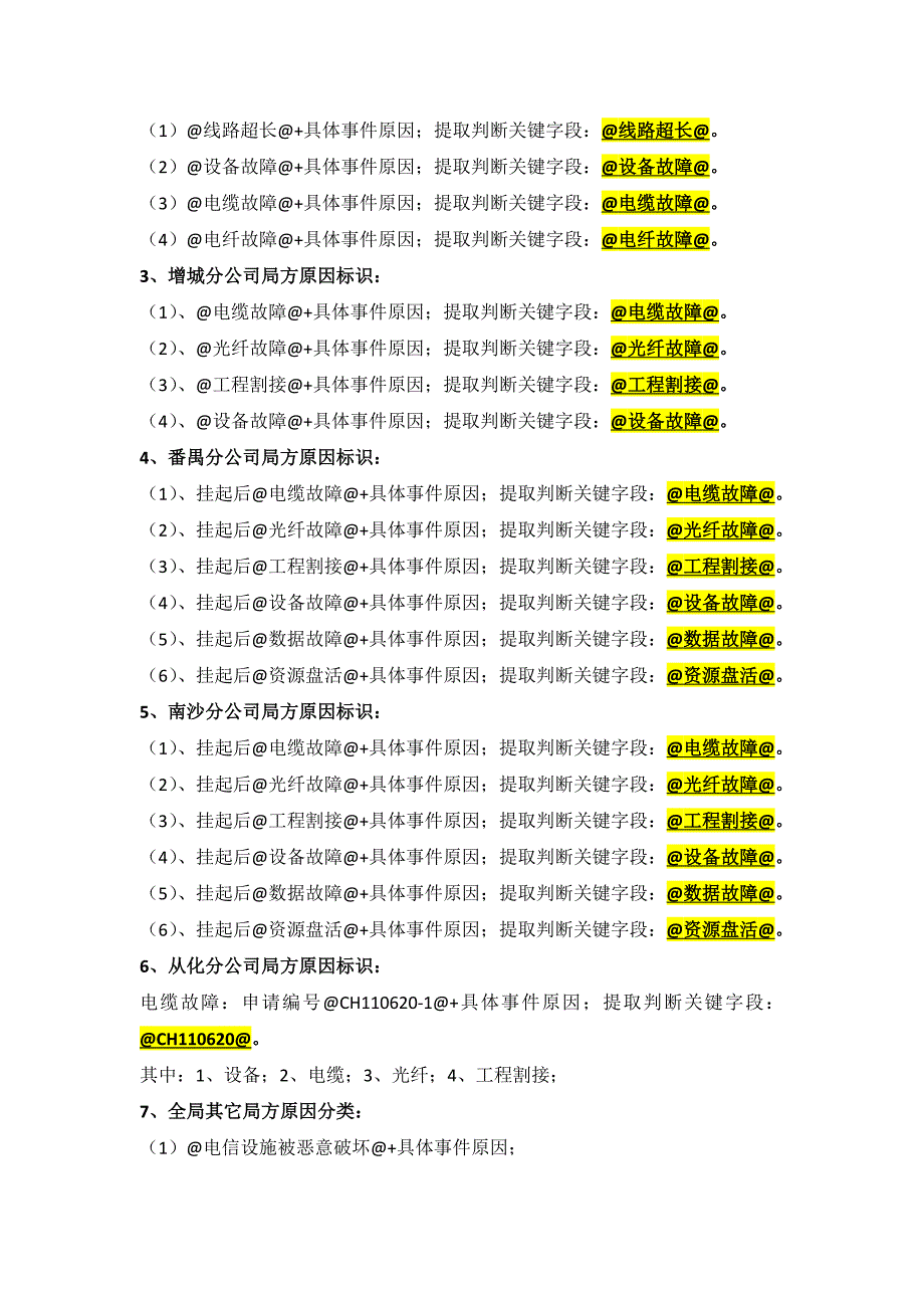 故障工单备注标识规范_第2页