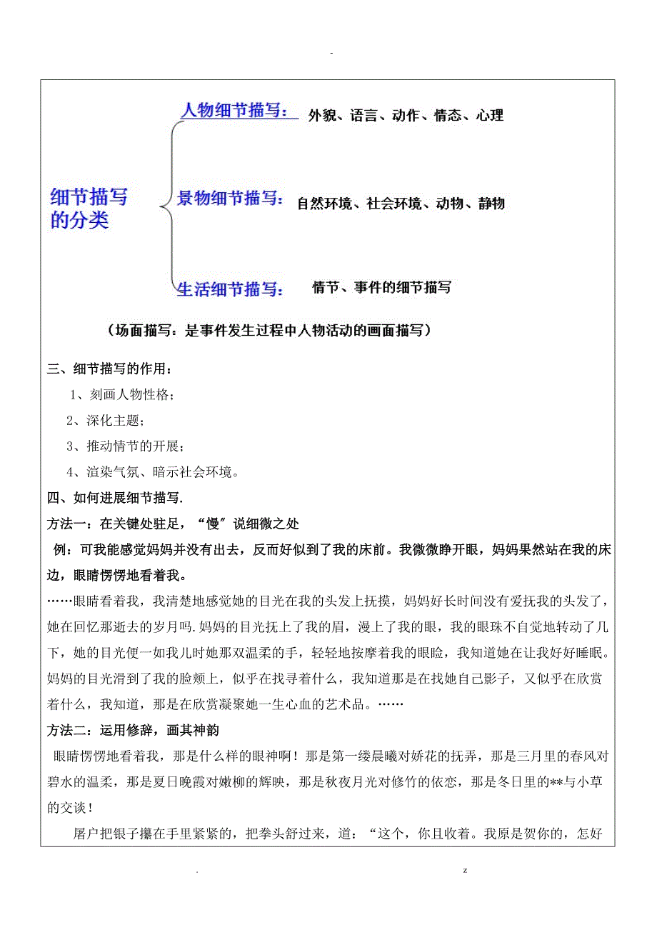 六年级语文寒假集训评研十二_第3页