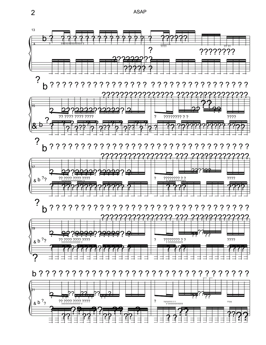 ASAPPiano原版五线谱钢琴谱正谱_第2页