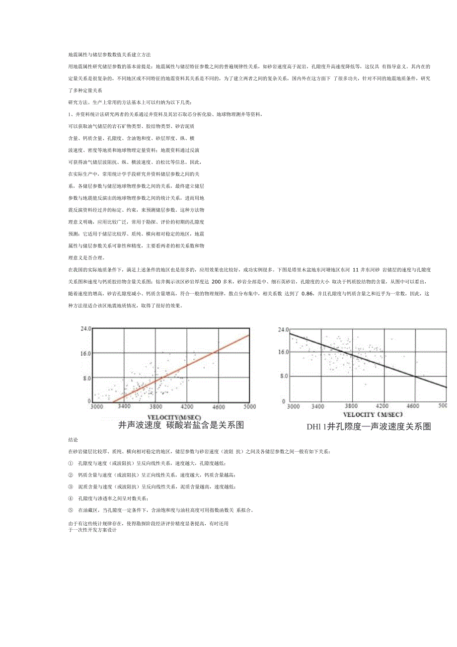 地震属性与储层参数关系建立_第1页