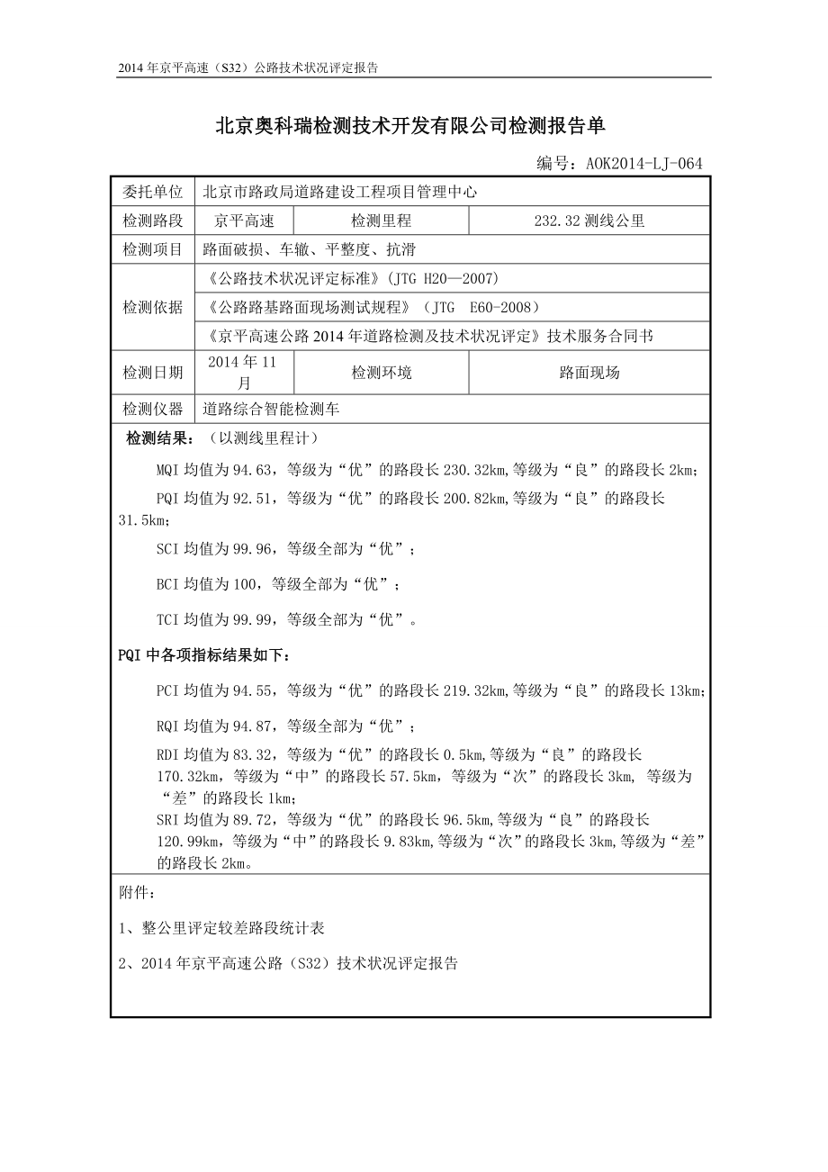 高速公路技术状况评定报告_第2页