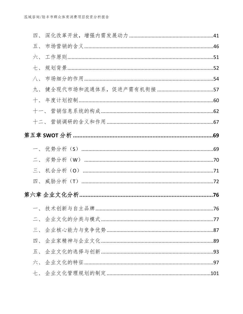 陆丰市群众体育消费项目投资分析报告_第2页