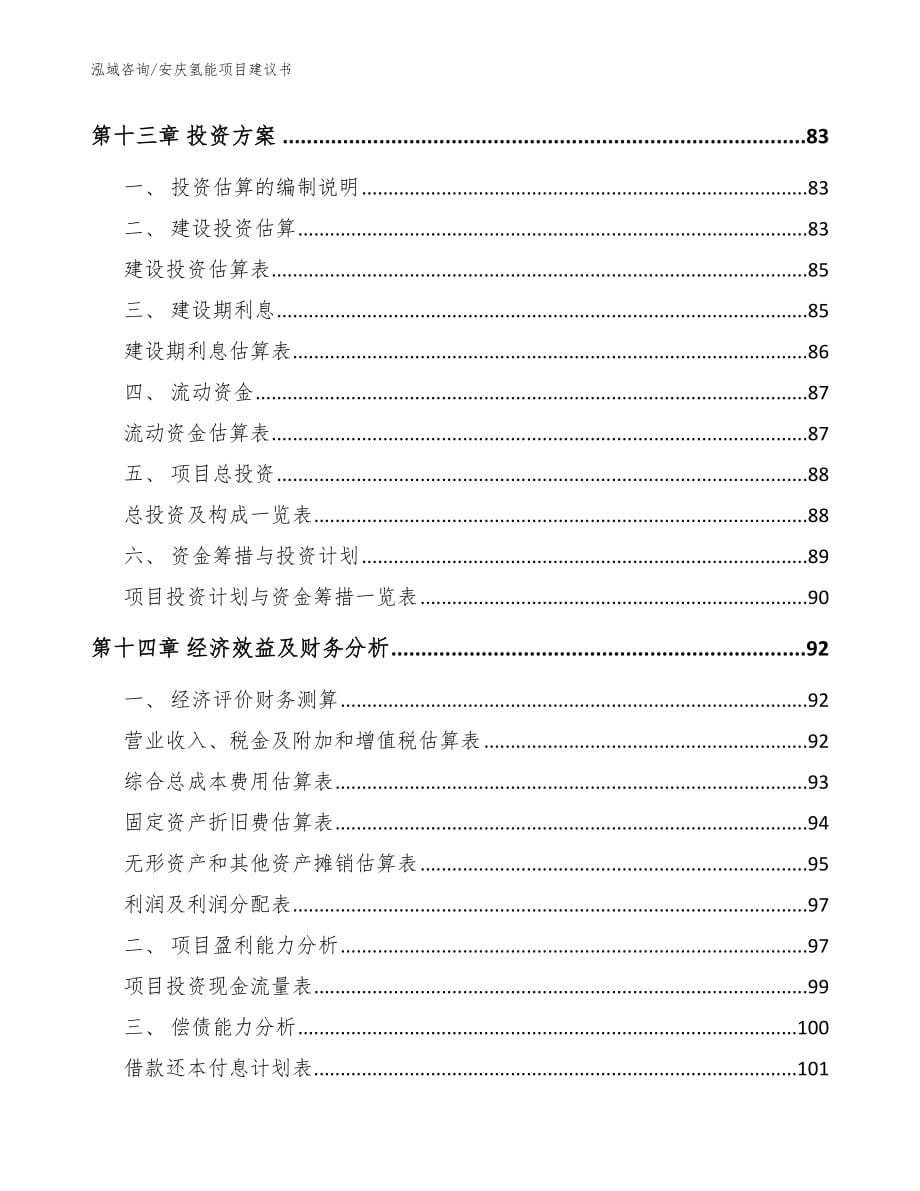 安庆氢能项目建议书【范文模板】_第5页