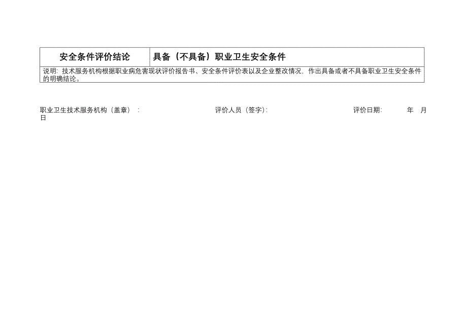 江苏省木制家具制造企业职业卫生安全条件评价表试行.doc_第5页