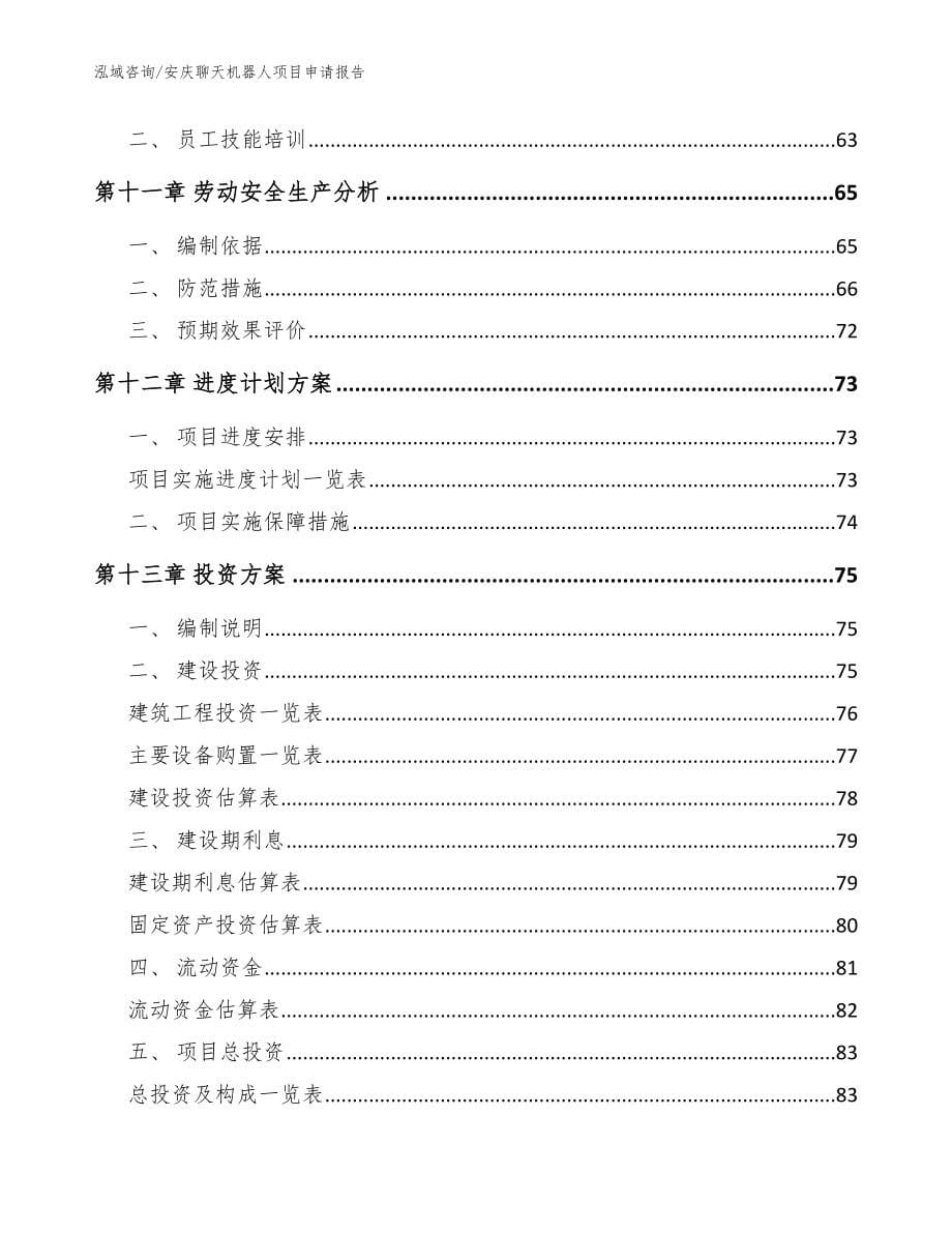 安庆聊天机器人项目申请报告_第5页