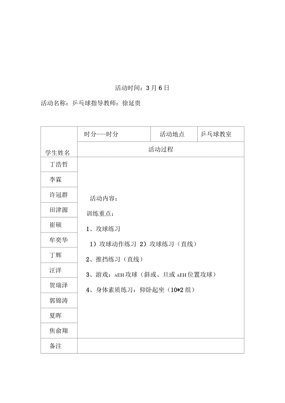 乡村少年宫乒乓球活动记录_第4页