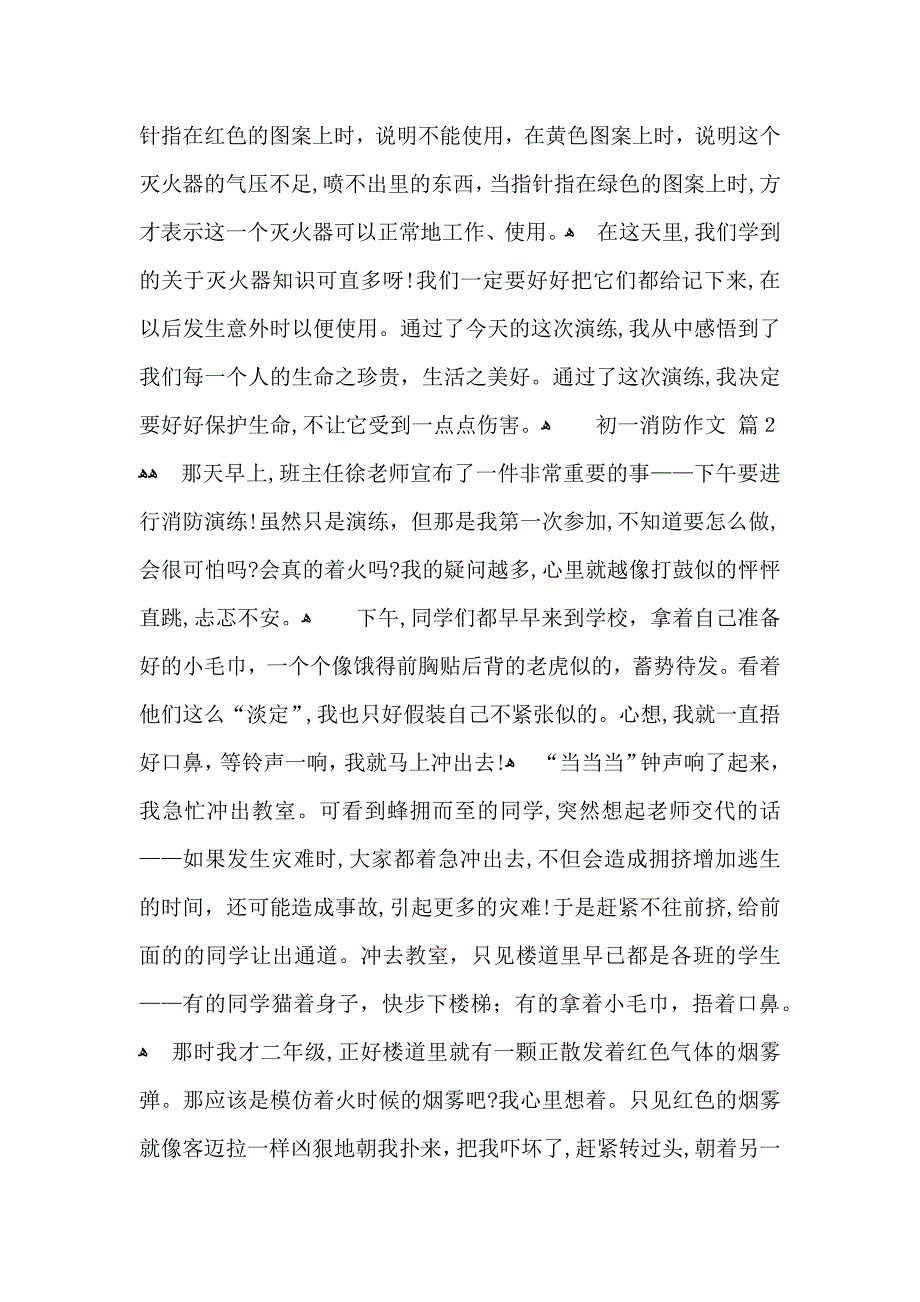 初一消防作文集锦五篇_第2页