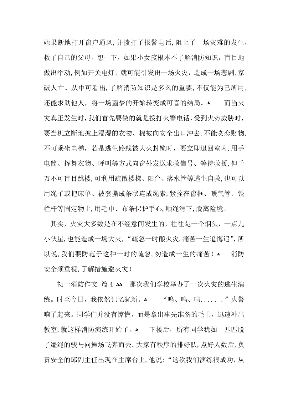初一消防作文集锦五篇_第4页