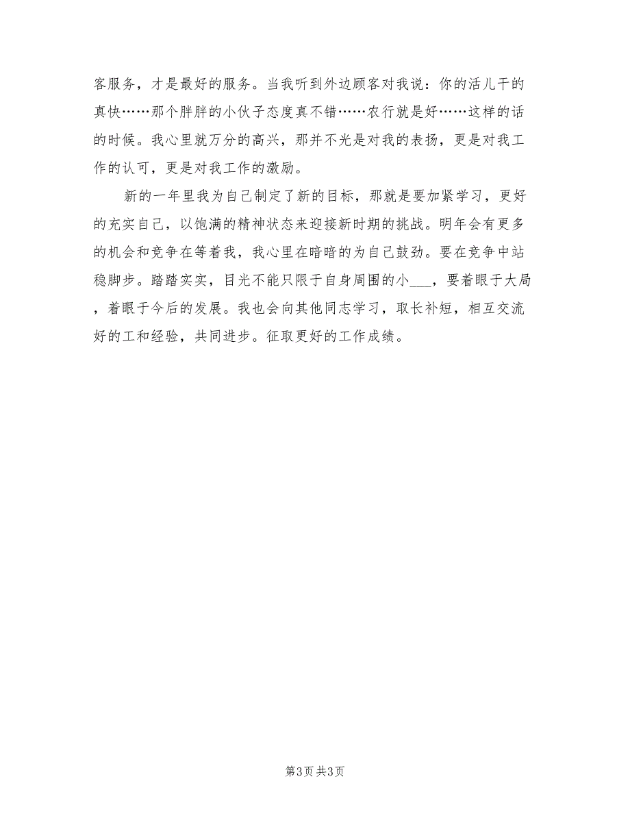 2022年农行财务个人工作总结_第3页