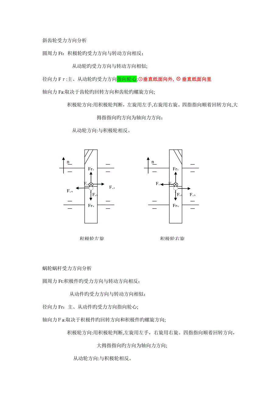 齿轮受力方向判断_第1页