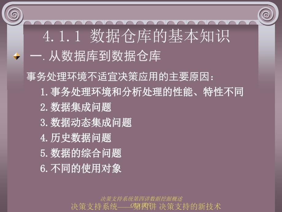 决策支持系统第四讲数据挖掘概述OLA课件_第5页