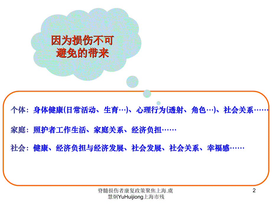 脊髓损伤者康复政策聚焦上海.虞慧炯YuHuijiong上海市残课件_第2页