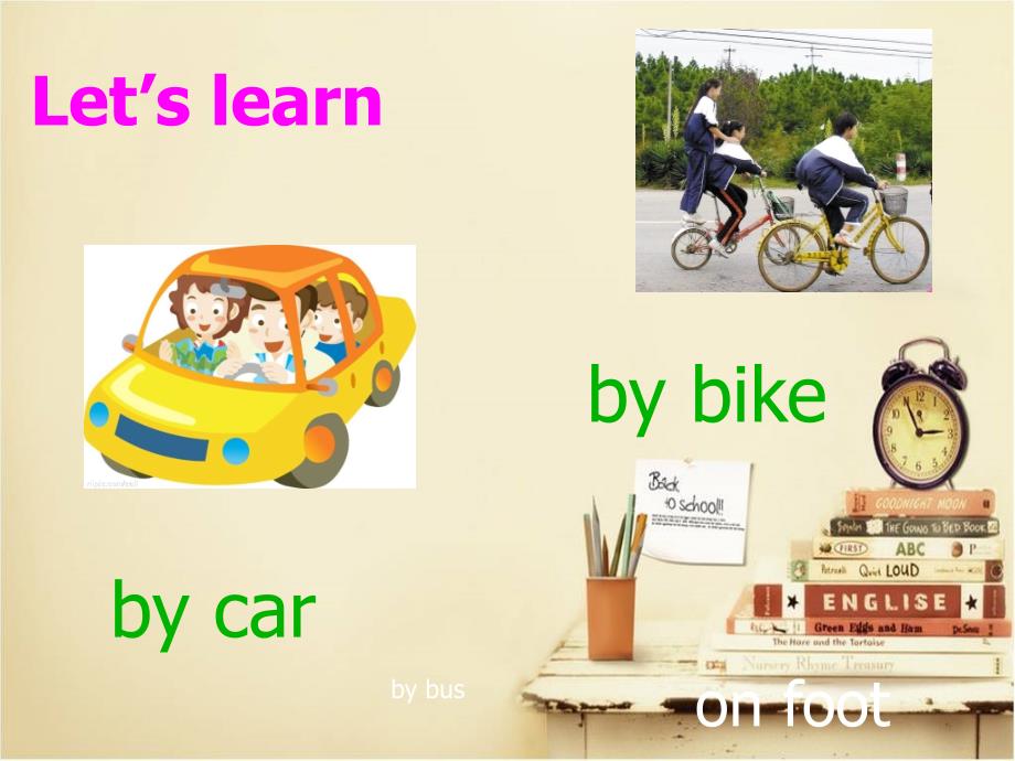 三年级下册英语课件Unit 3 How Do You Come to School part A陕旅版三起 (共18张PPT)_第3页